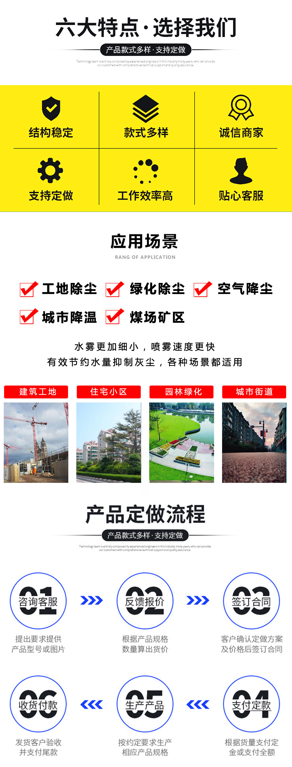 重汽汕德卡后双桥抑尘车国六16立方/50-120米雾炮
